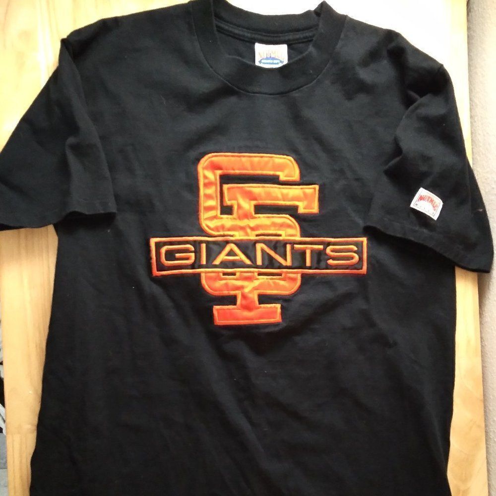 Vintage Nutmeg San Francisco Giants Big Logo Embroidered T-Shirt